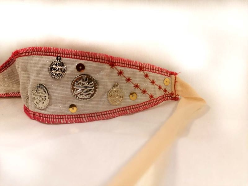 Bandeau – blanc et argent