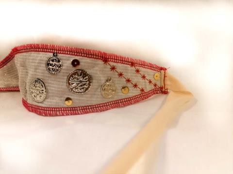 Bandeau – blanc et argent
