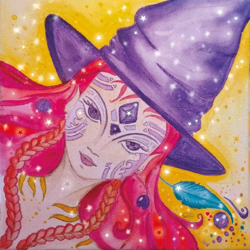 Carte postale – La magicienne