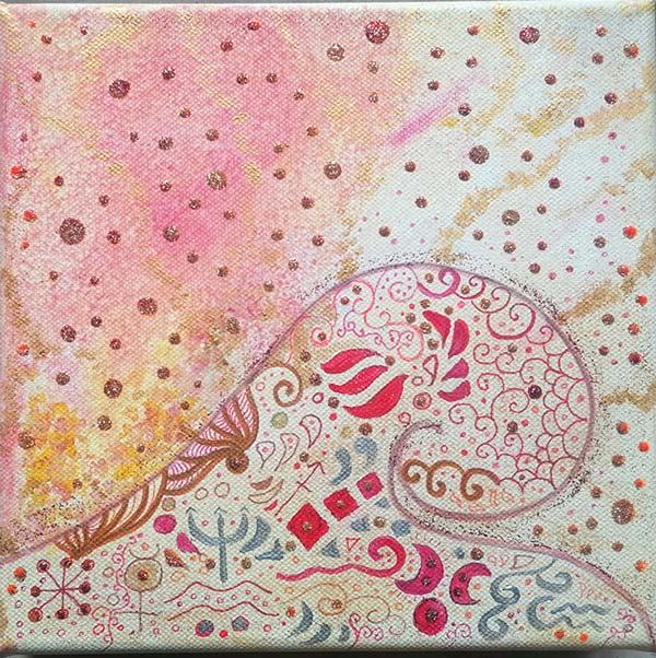 Tableau « Vagues d’or »