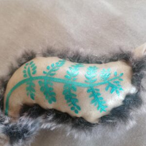 Hochet flamme fougère