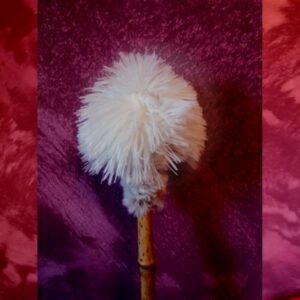 Mailloche du fou sacré, pour peau épaisse - blanche