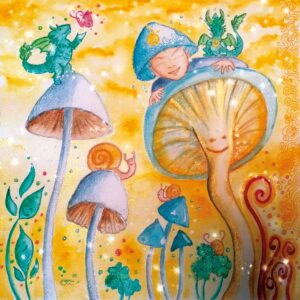 Carte postale - Champignons