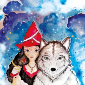 Carte postale - Mère louve